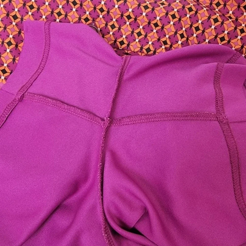 EP Pro Golf Skort Size 8 Pink Orange Geometric Print Tennis Skirt Athleisure‎